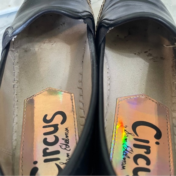 Circus by Sam Edelman Black Espadrille Platform Slip-Ons - Picture 8 of 9